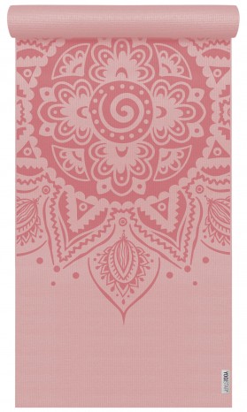 Yogamatte yogimat® basic - art collection - spiral mandala velvet rose